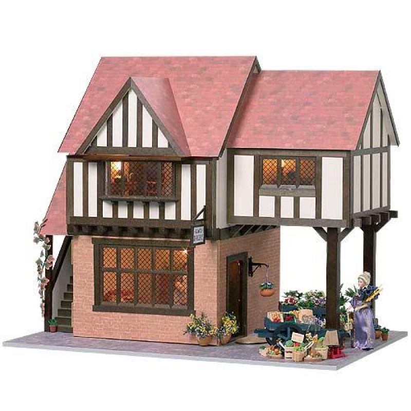 Kit di costruzione in miniatura per casa delle bambole fai-da-te